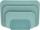 Rosti Choptima Schneidebrett-Set 35,5 x 7 x 26,5 cm Nordic Green – Kunststoff – 4 Schneidebretter – spülmaschinenfest – mit Halterung – Küche