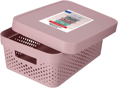 Curver Infinity 11l Vorratsbehälter mit Deckel rosa