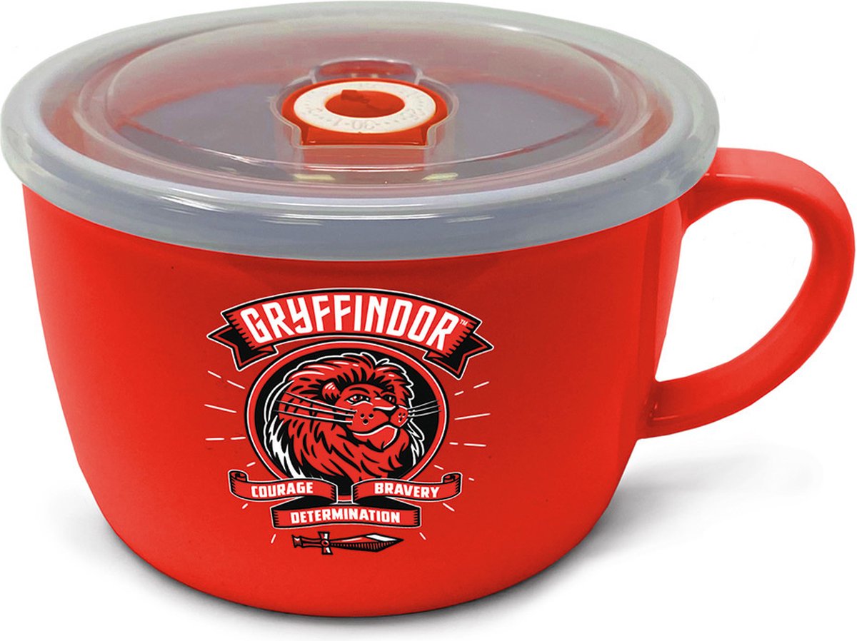 Loch in der Wand Harry Potter: Gryffindor -Suppe und Snackbecher