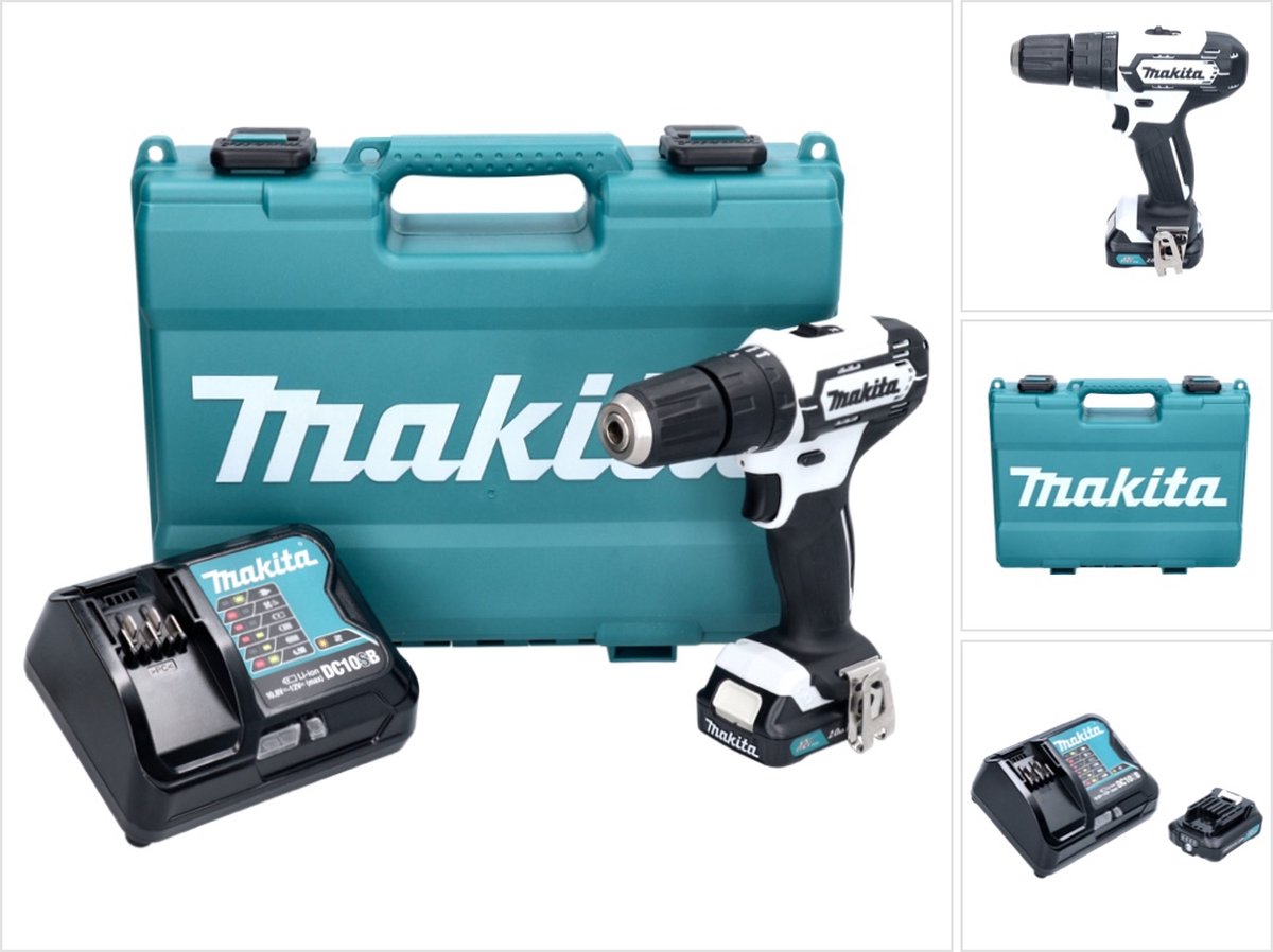 Makita hp333dsaw weißer Akku-Schlagbohrschrauber