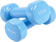 Hush Sport – Kurzhantel-Set 2 x 1,5 kg hellblau – Vinyl-Beschichtung mit rutschfestem Griff – Gusseisen – praktisches Sechskant-Design – geeignet für Krafttraining und Fitness