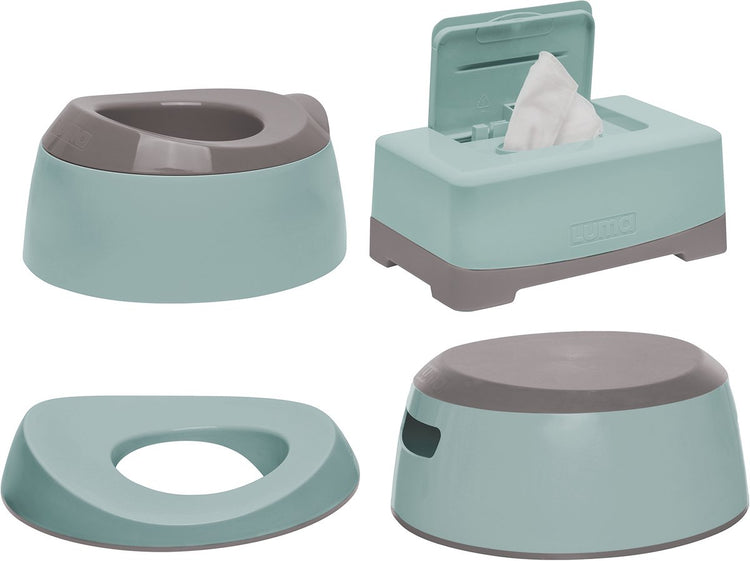 Eisblaues Toiletten-Trainingsset Luma