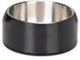 Designed by Lotte Noar Hundefutternapf – Futternapf Trinknapf – spülmaschinenfest – rutschfest – Edelstahl – Schwarz – 470 ml