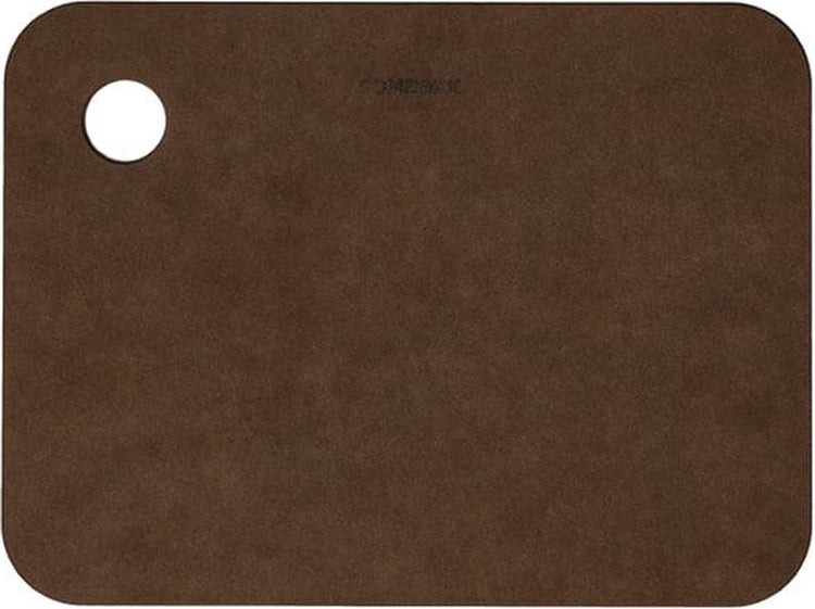 Combekk Schneidebrett – 100 % Recyclingpapier – frei von Mikroplastik – antibakteriell – spülmaschinenfest – 15 x 20 cm – braun
