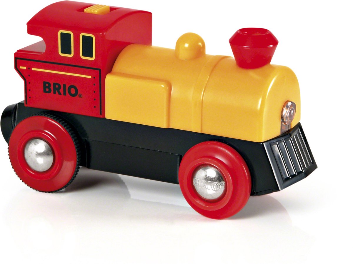 Brio-Spielzeuglokomotive | auf Batterien
