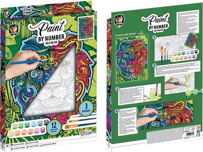Malen nach Nummer Canvas - Leeuw