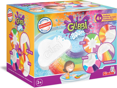 Simba Glibbi Special Effect Bombz – Badebombe – 4er-Set – Badespielzeug – dermatologisch getestet