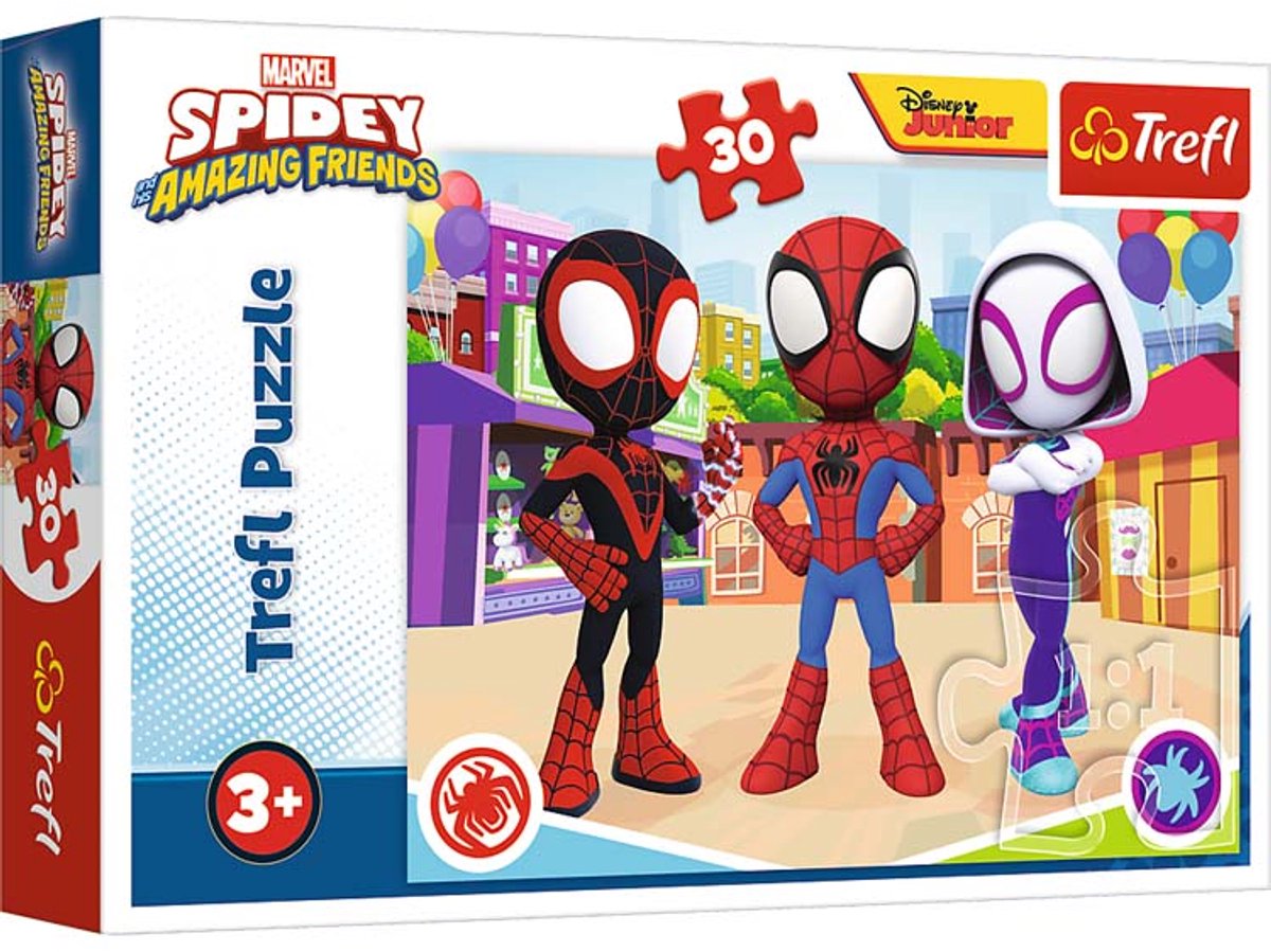 Trefl Spidey Puzzle 30 Teile Marvel Spider-Man Kinderpuzzle.