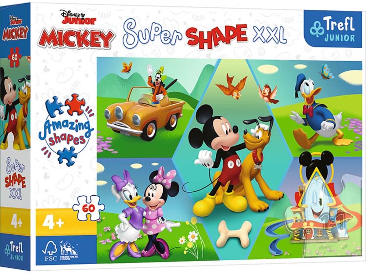 Trefl 60xxl – mit Mickey macht es immer Spaß! Disney Mickey m