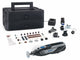 Dremel 8250-5 65 Platinum 12V Akku-Multitool-Set | inkl. 2 Ah Akku + Ladegerät | im Fall - f0138250jf