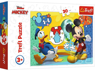 Trefl - Micky Maus Puzzle - 30 Teile - Disney Figuren - 27x20 cm
