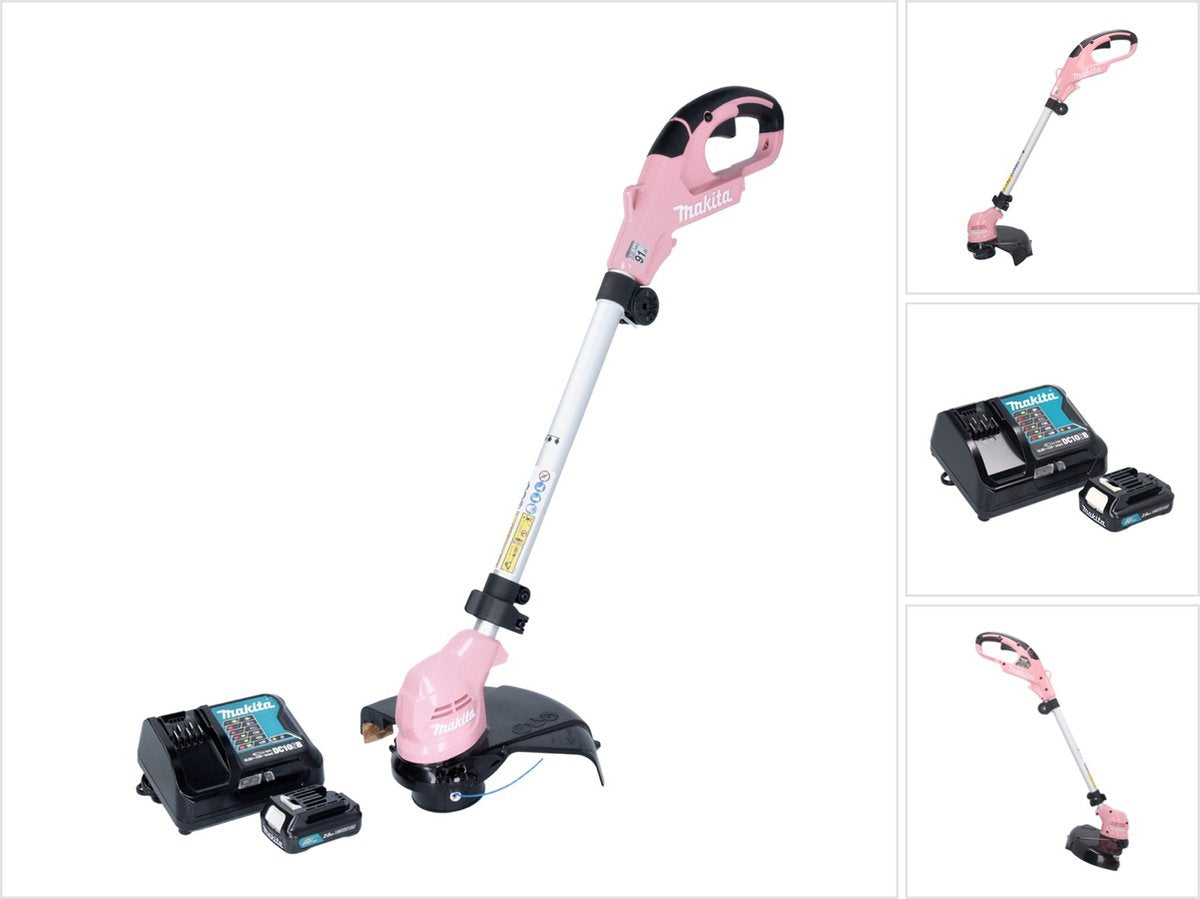 Makita ur100dsap | Akku-Rasentrimmer | rosa | eingestellt