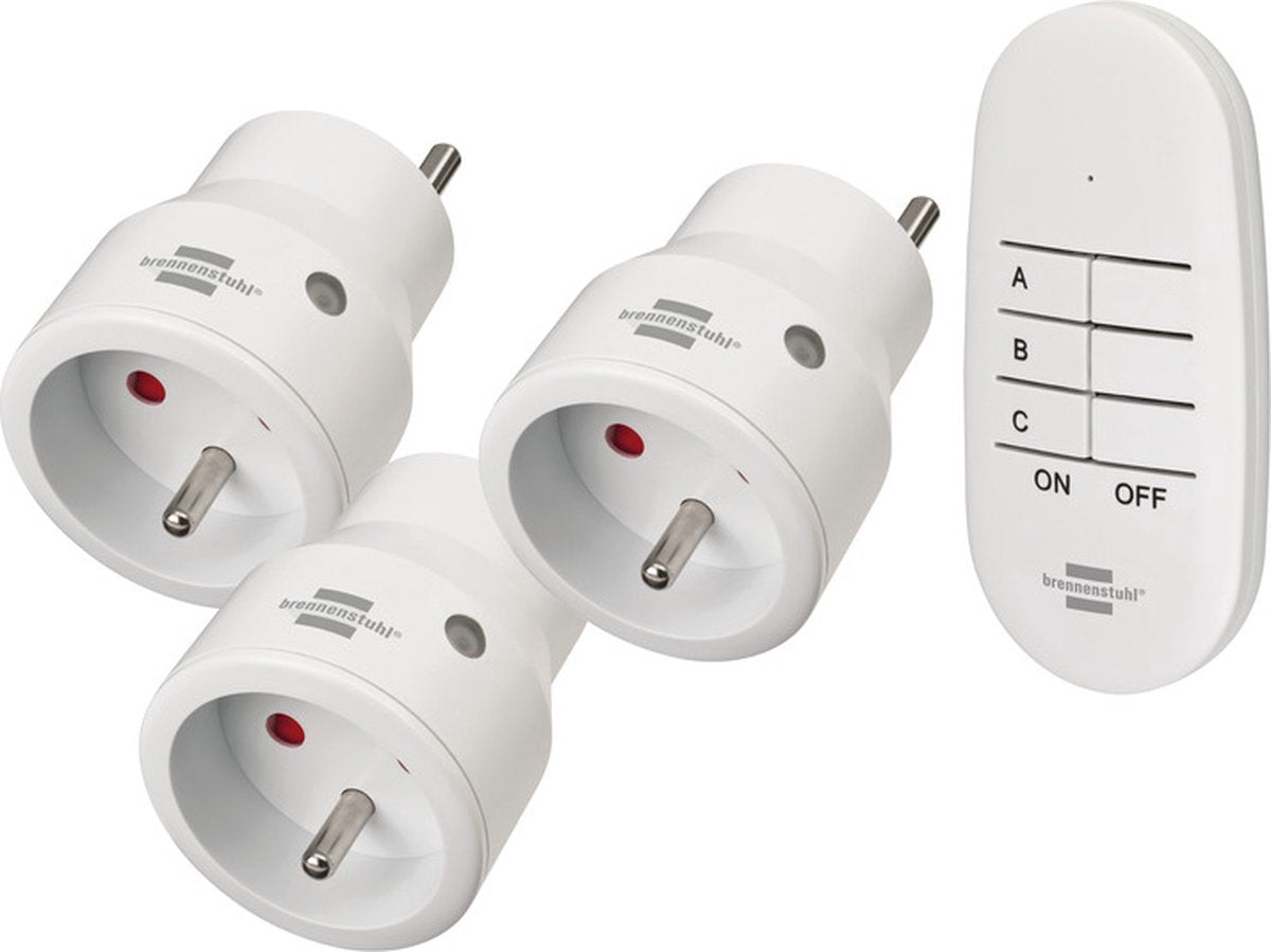 Brennerstuhl Comfort-Line Mini-Schalterset 3x IP20