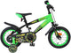 Volare Strike Kinderfahrrad – Jungen – 12 Zoll – Schwarz Grün