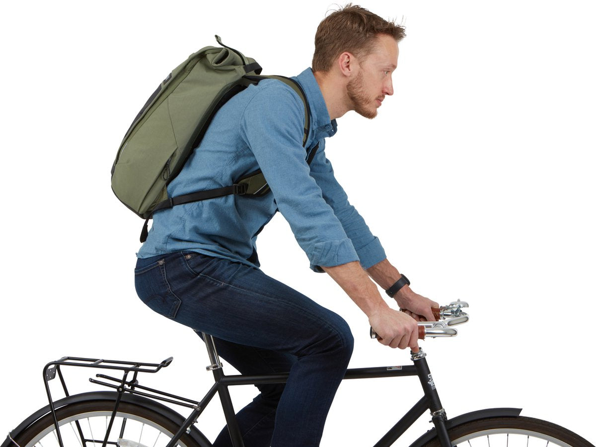 Thule Freizeitrucksack Rucksack mit Laptopfach Paramount Commute Rucksack 18l Olivgrün