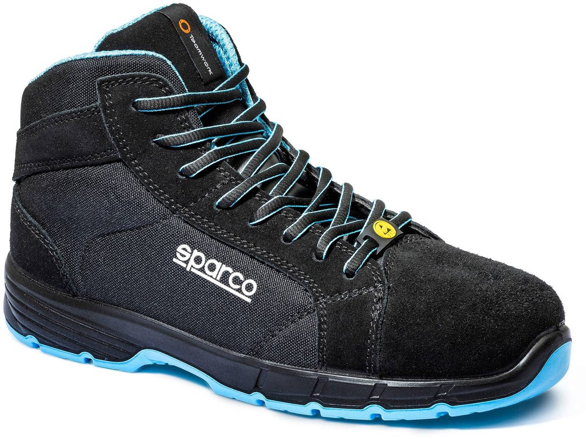 Sparco Arbeitsschuhe S3S – Horizon Fargo – Schwarz Blau – Schwarz – 48