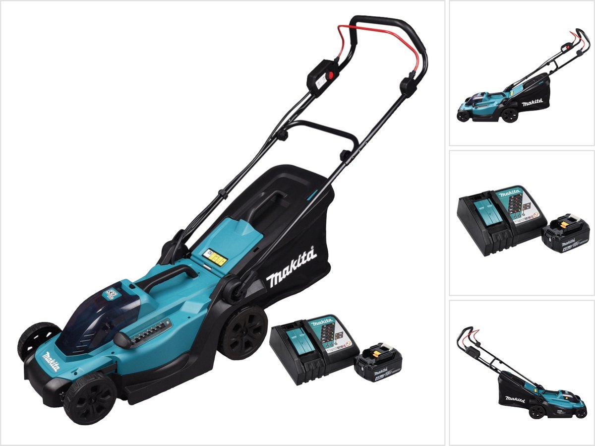 Makita dlm330rm Akku-Rasenmäher – 18 V – inklusive Akku und Ladegerät – 33 cm Schnittbreite – geeignet für 450 m²