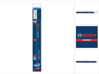 Bosch Accessories Expert „Thick Tough Metal“ S 1255 CHC Säbelsägeblatt 10-teilig – 1 Stück – 2608900372