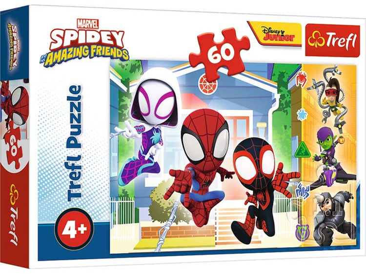 Trefl Puzzle 60 Teile – Spidey und sein wunderbarer Freund Marvel Toys.
