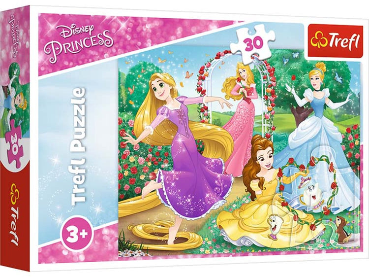 Trefl Puzzle Disney Princess 30 Teile – Prinzessinnenspielzeug.
