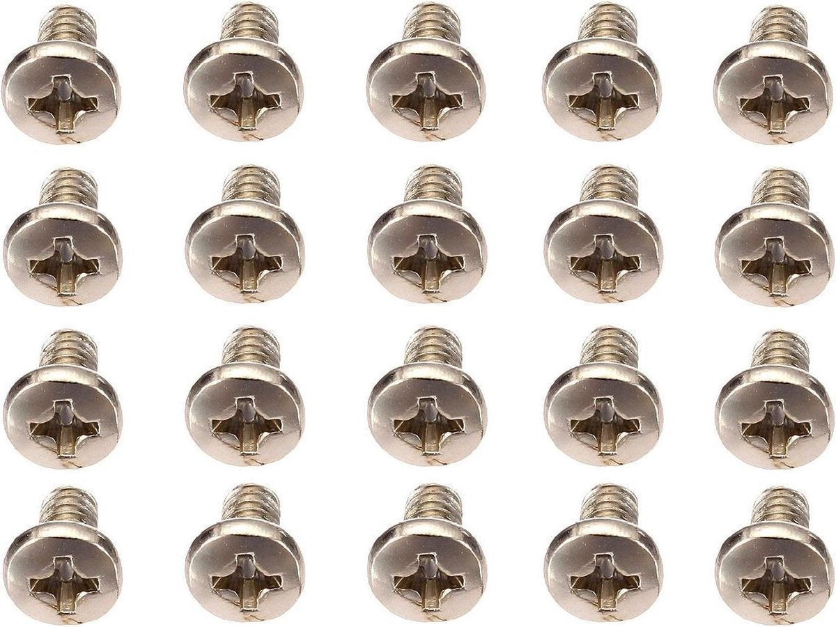 Deltaco SV-2-20, Schrauben für eine Festplatte, 20er-Pack