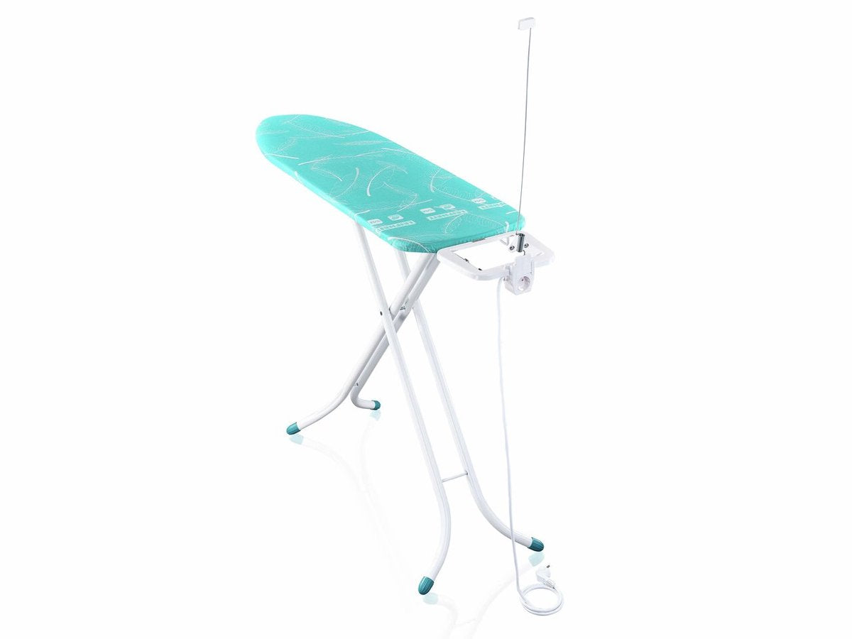 Leifheit Bügeltisch Airboard M – Compact Plus – 120x38 cm – Türkis