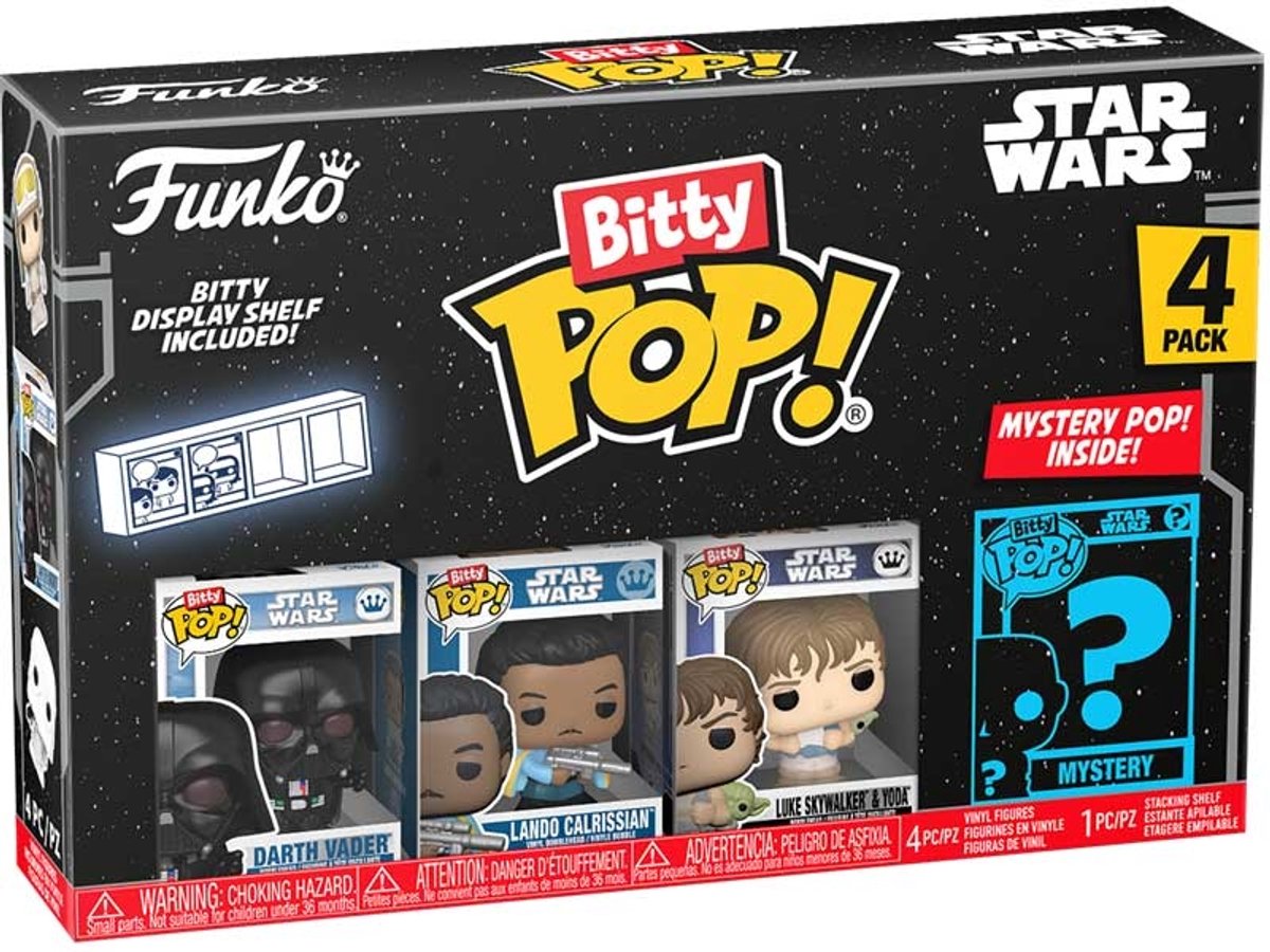Funko Star Wars Bitty Pop! Vinylfigur 4er-Pack Vater 2,5 cm Minifigur - 2 cm