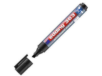 Edding Whiteboardmarker 363 diagonal 1-5mm schwarz | 10 Stück