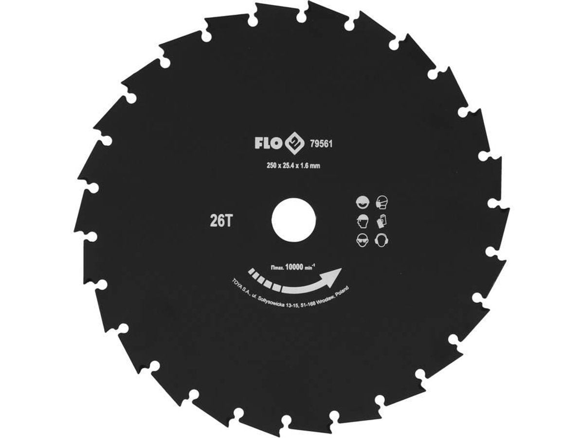 Serie Flo 79561 – Schneidmesser für Freischneider – 250 mm – Stahlkonstruktion – robuste Leistung