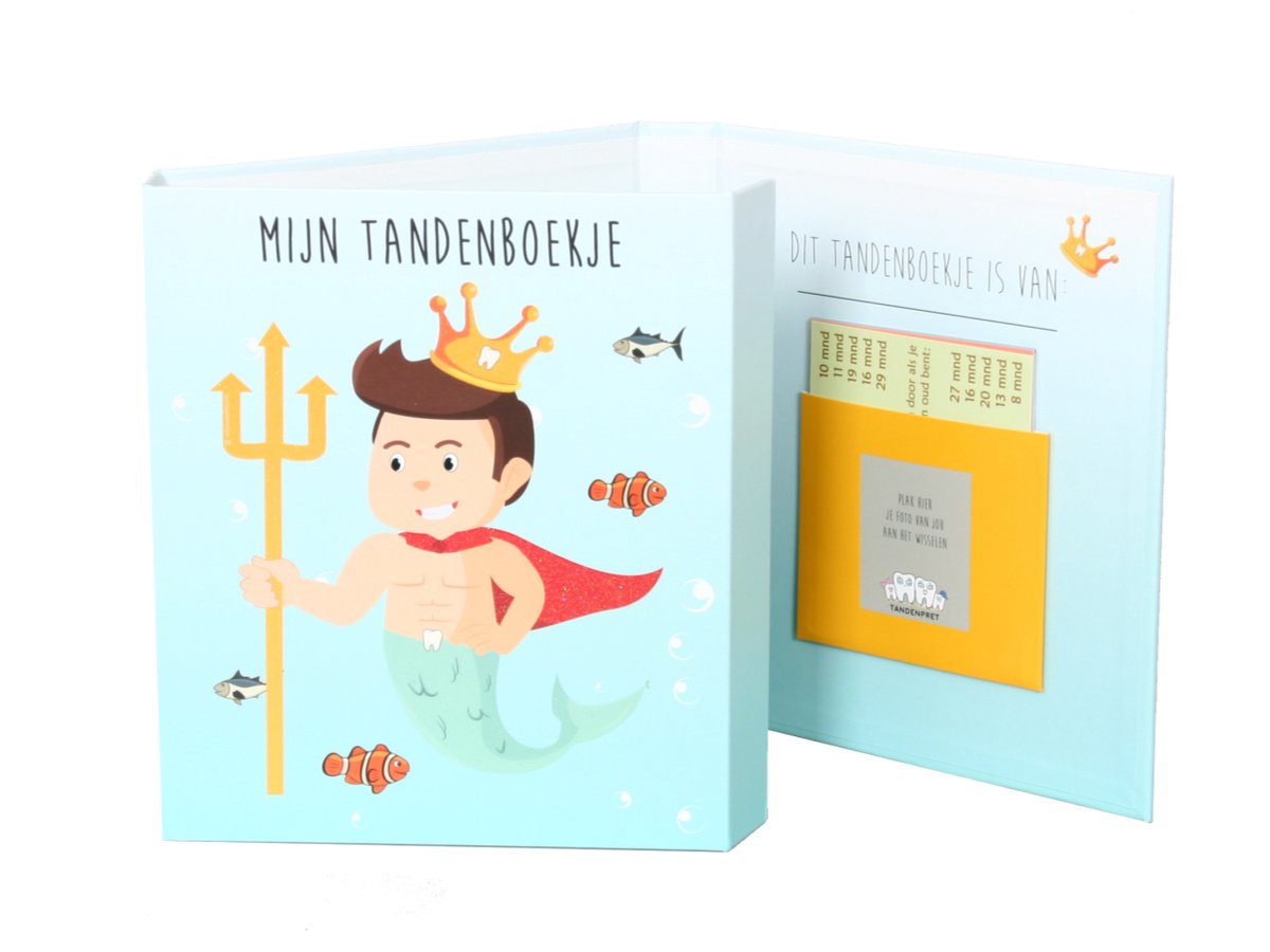 Toothwonders – Neptunes Beißbuch – praktischer Beißhalter mit Magnetverschluss