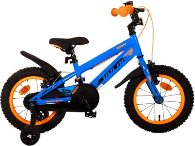 Volare Rocky Kinderfahrrad – Jungen – 14 Zoll – Blau – zwei Handbremsen