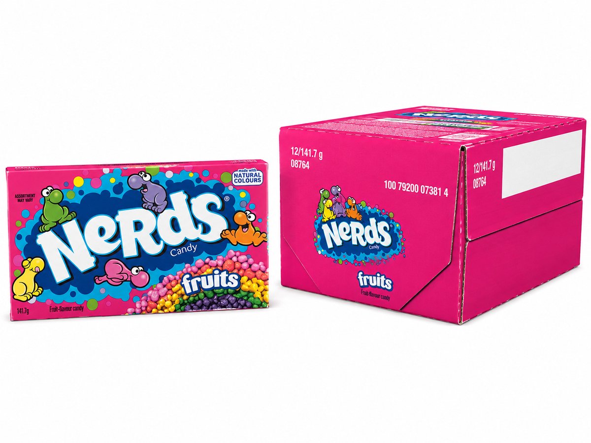 Nerds Wonka Rainbow - 12x 142g - Vorteilspack