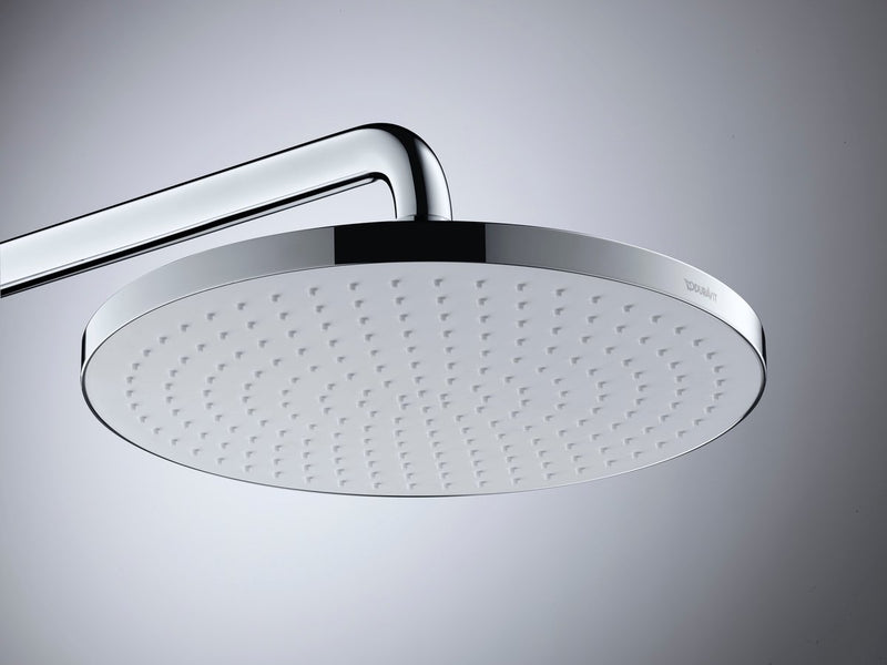 Duravit Duscharm 41 cm Wandmontage rund Chrom Hochglanz - Regenduscharm Universal 1 2 Anschluss