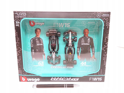 Bburago Mercedes-AMG W15 F1-Autos-Set 1:43 Hamilton Russell