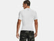 Under Armour UA HG Armour Comp SS-WHT Herren-Sportshirt – Weiß – Schwarz