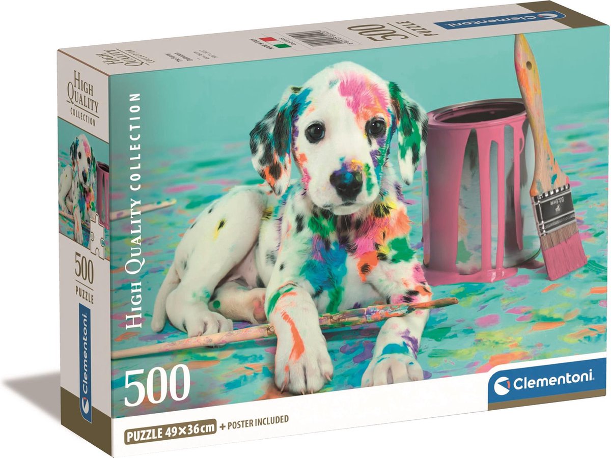 Clementoni – Puzzle – 500 Teile – Der lustige Dalmatiner – Puzzle für Erwachsene – hochwertige Sammlung
