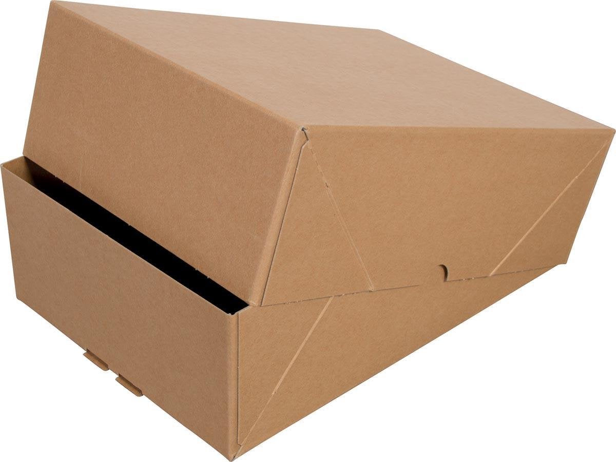 Cleverpack Fertigkarton A4 - 307x220x108mm für 1000 Blatt - braun 10 Stück
