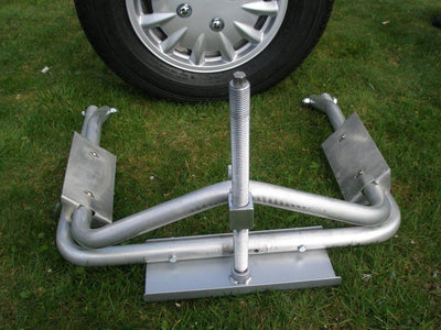 Milenco Aluminium-Nivellierer – für Wohnwagen und Wohnmobil – 1000 kg pro Rad – Silber