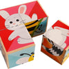 Holzblock -Puzzle -Tiere FSC, 4st.
