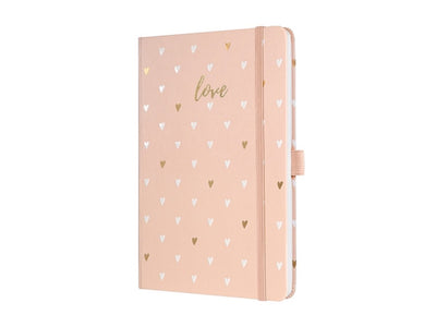 Sigel Notizbuch A5 – Jolie – 174 Seiten – 80 Gramm – Linie – Pink Love – Si-JN335