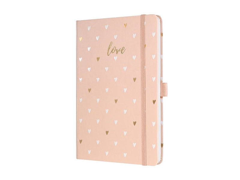 Sigel Notizbuch A5 – Jolie – 174 Seiten – 80 Gramm – Linie – Pink Love – Si-JN335