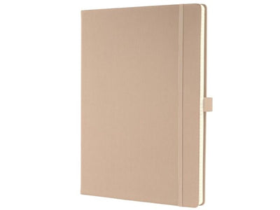 Sigel Notizbuch – Conceptum Pure – A4 – Beige – Hardcover – 194 Seiten – 80 Gramm – kariert – SI-CO640