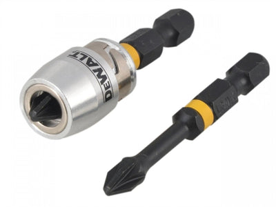 Dewalt DT70535T Extreme Impact Torsion Schraubendreher-Bits PZ2 50 mm + Maglock-Bithalter