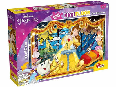 Lisciani Disney Puzzle DF Maxi Floor 108 Die Schöne und das Biest