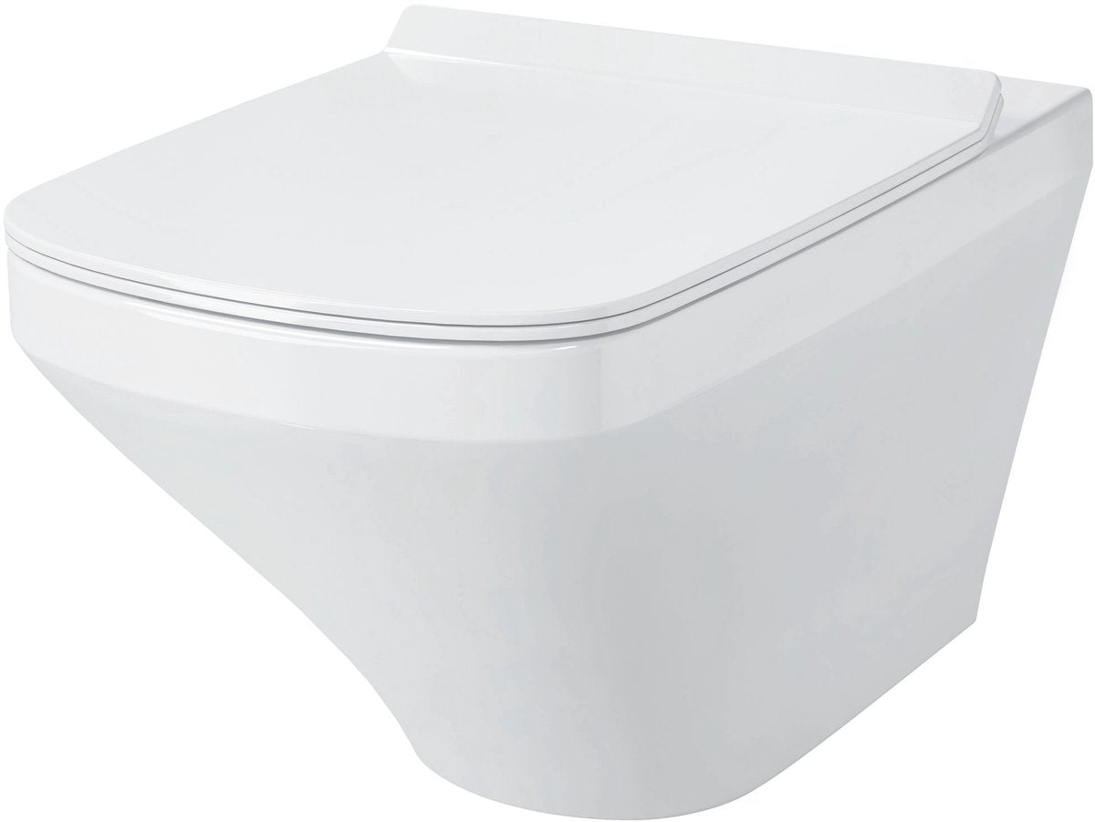 Duravit Durastyle WC-Sitz – Absenkautomatik – Schnellverschluss – Duroplast – Edelstahlscharniere – Weiß Hochglanz