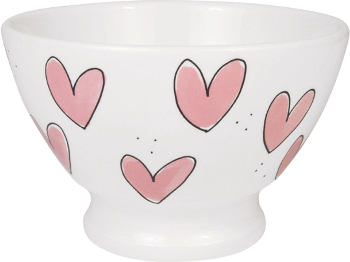 Blondes Amsterdam, aufholend, rosa: Schale auf Sockel 13 cm