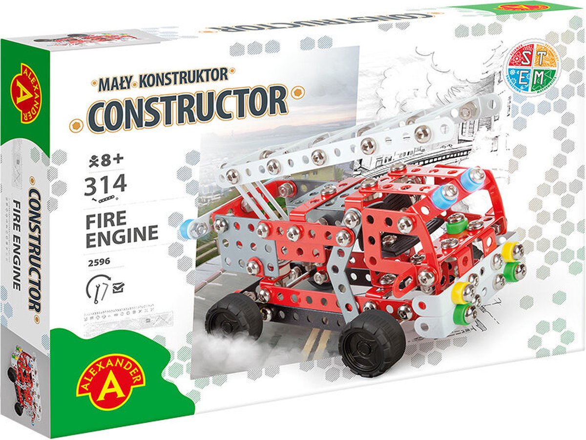 Alexander Toys Konstrukteur - Feuerwehrauto - 314-tlg