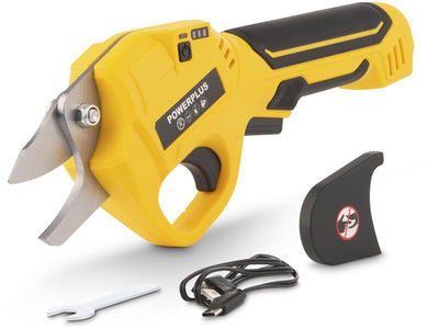Powerplus Akku-Gartenschere Powxg2070 – 4 V – 14 mm – inkl. Batterie 4V 4,0Ah und Ladekabel