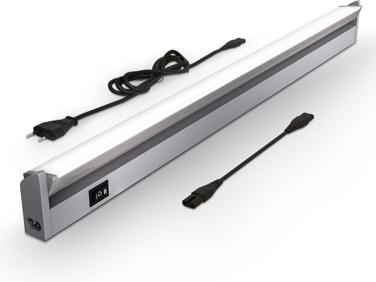 B.K. Licht – LED-Küchenbeleuchtung – weiße Untertischbeleuchtung – Schrankbeleuchtung – kippbar – 4.000 K – 1.000 lm – 8,5 W