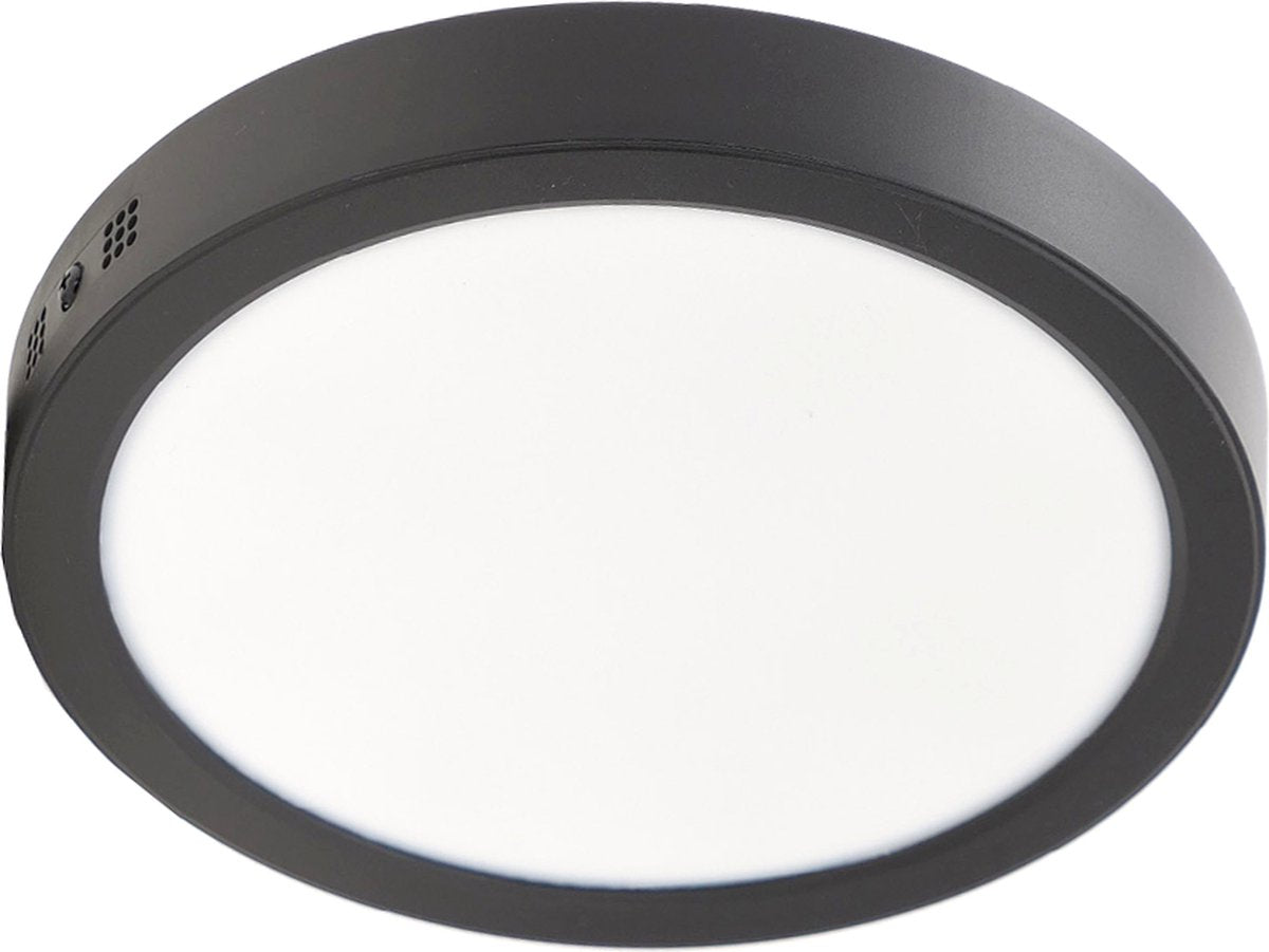 Eglo idun-e Deckenleuchte - LED - ø 22,5 cm - Schwarz und Weiß